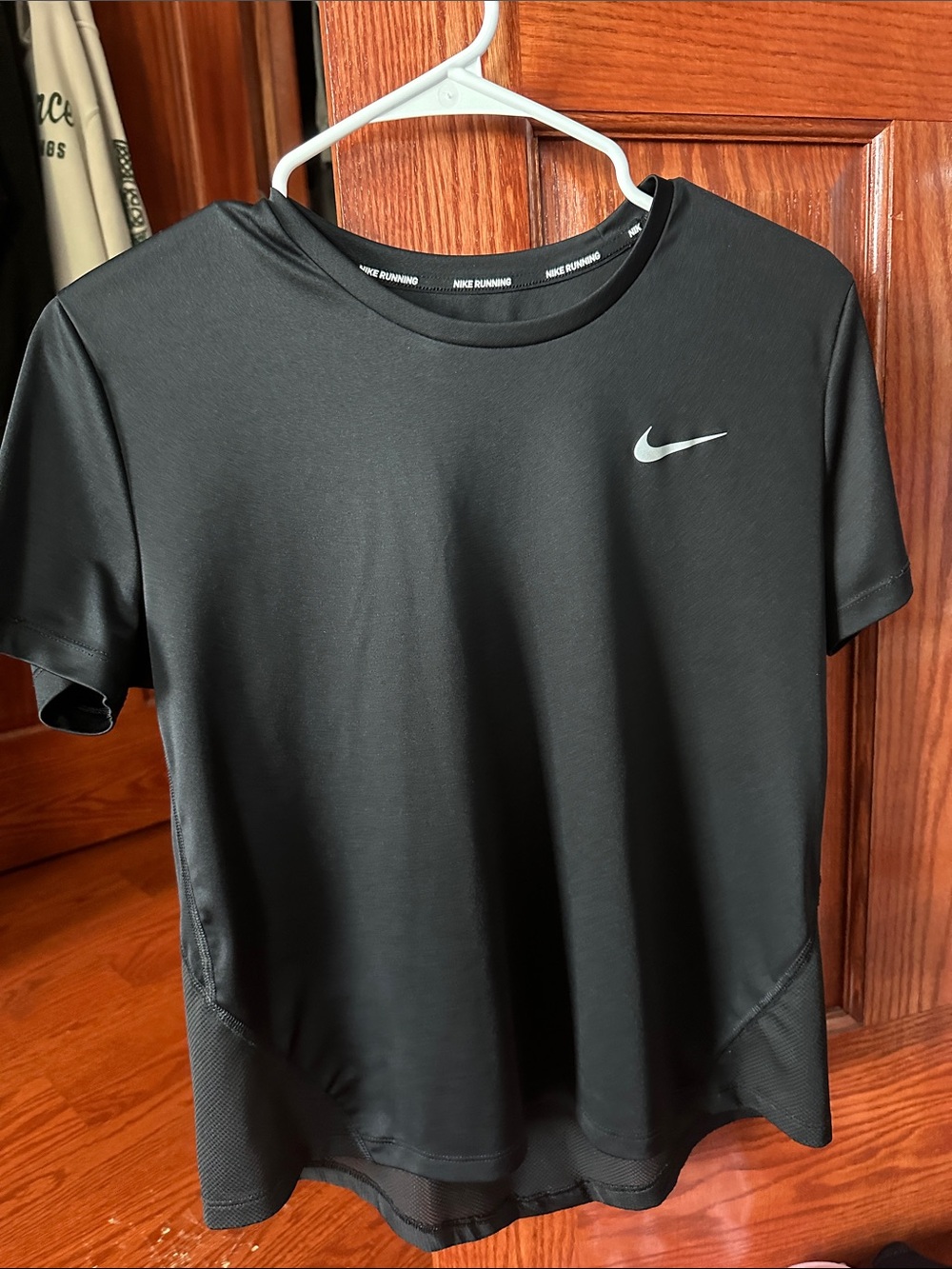 Nike Black Short-Sleeve Dri-FIT Running Tee